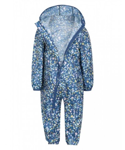 Printed Toddler Recycled Waterproof Rain Suit Flower $18.47 Babywear