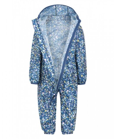 Printed Toddler Recycled Waterproof Rain Suit Flower $18.47 Babywear