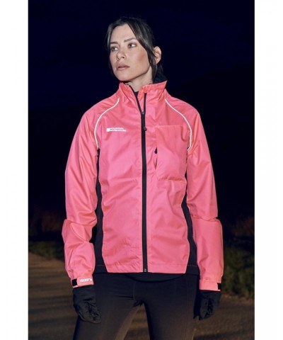 Adrenaline II Womens Waterproof Iso-Viz Jacket Bright Pink $28.70 Active