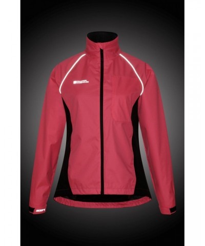 Adrenaline II Womens Waterproof Iso-Viz Jacket Bright Pink $28.70 Active