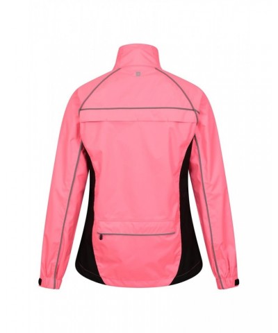 Adrenaline II Womens Waterproof Iso-Viz Jacket Bright Pink $28.70 Active