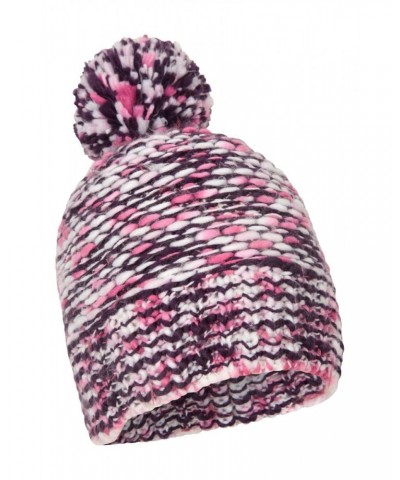 Como Womens Fleece Lined Beanie Purple $11.59 Ski