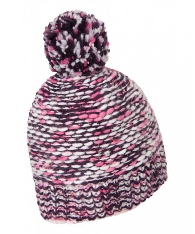 Como Womens Fleece Lined Beanie Purple $11.59 Ski