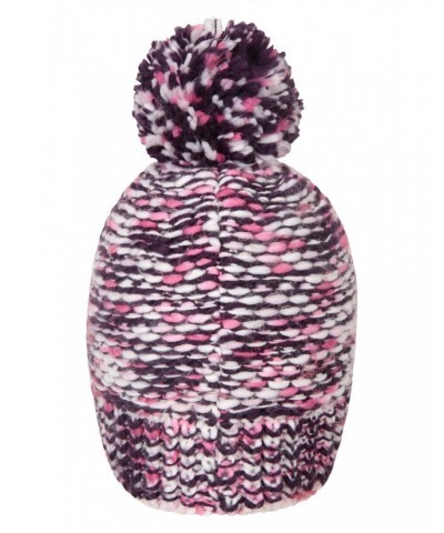 Como Womens Fleece Lined Beanie Purple $11.59 Ski