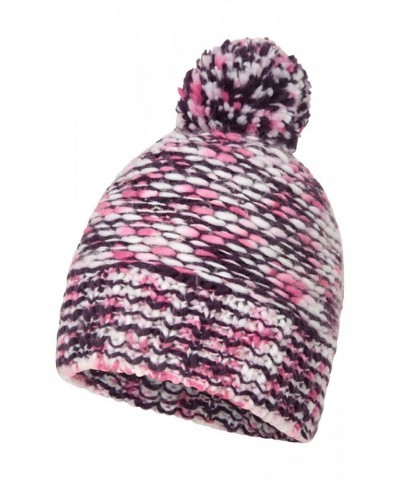 Como Womens Fleece Lined Beanie Purple $11.59 Ski