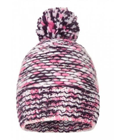 Como Womens Fleece Lined Beanie Purple $11.59 Ski