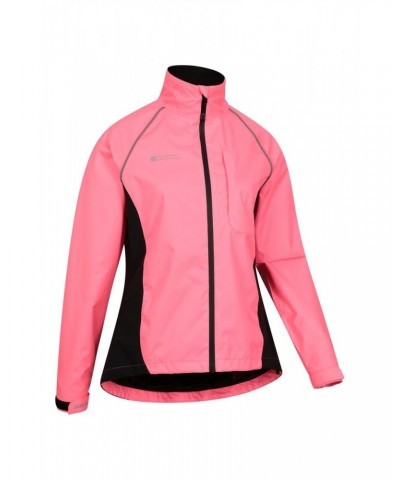 Adrenaline II Womens Waterproof Iso-Viz Jacket Bright Pink $28.70 Active