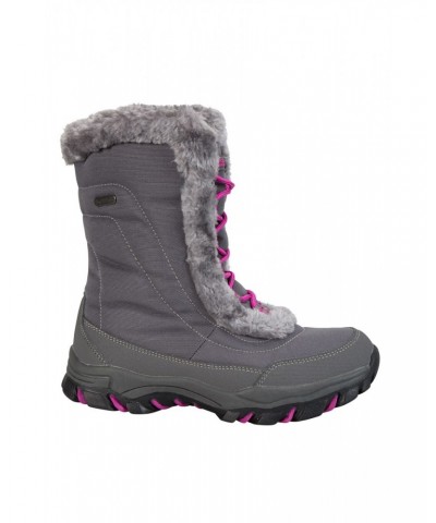 Ohio Kids Adaptive Snow Boots Grey $24.95 Footwear