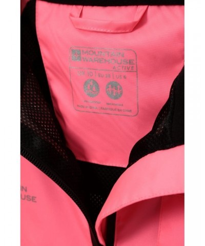 Adrenaline II Womens Waterproof Iso-Viz Jacket Bright Pink $28.70 Active