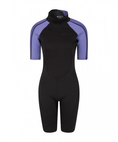 Shorty Womens 2.5/2mm Wetsuit Purple $43.34 Swimwear