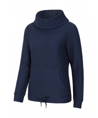 Cambridge Womens Cowl Neck Top Navy $20.51 Tops