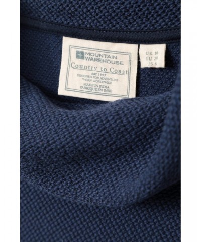 Cambridge Womens Cowl Neck Top Navy $20.51 Tops