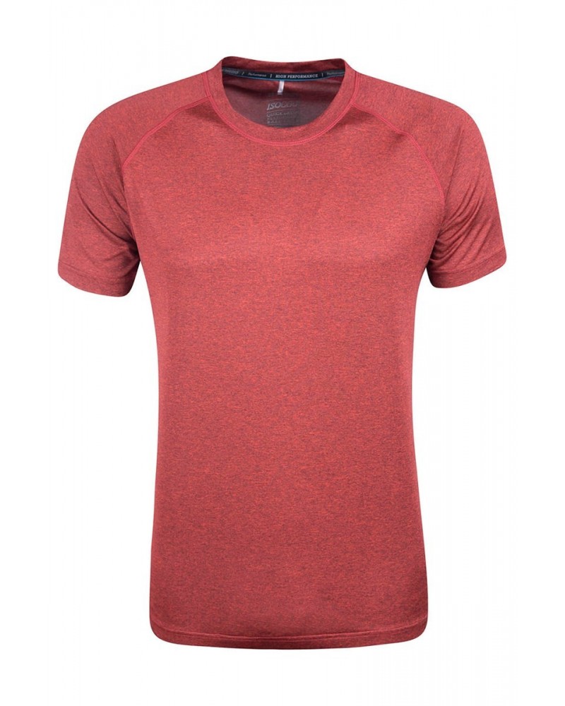 Agra Mens Melange T-Shirt Orange $14.30 Tops