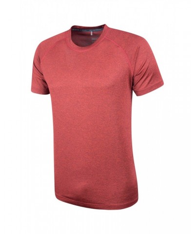 Agra Mens Melange T-Shirt Orange $14.30 Tops