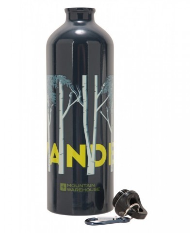 35 oz. Printed Metallic Bottle With Karabiner Dark Blue $11.39 Accessories