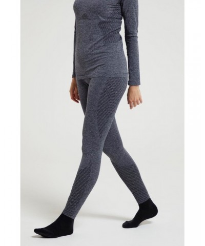 Off Piste II Womens Thermal Leggings Black $14.99 Pants