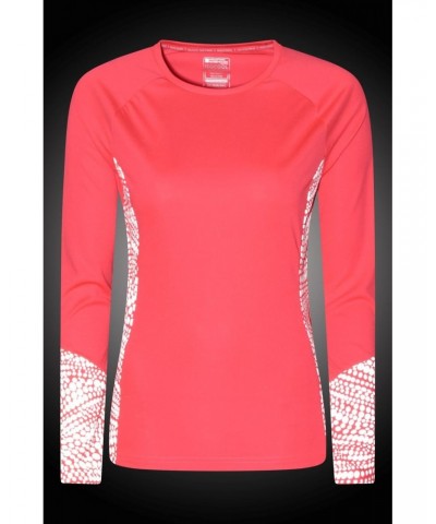 Iso-Vis Reflective Womens Long-Sleeve Top Pink $18.14 Active