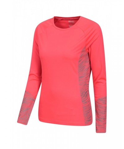 Iso-Vis Reflective Womens Long-Sleeve Top Pink $18.14 Active