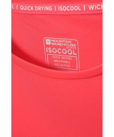 Iso-Vis Reflective Womens Long-Sleeve Top Pink $18.14 Active