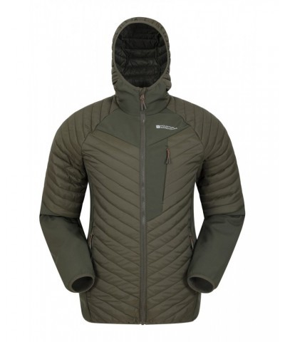 Quantum Mens Insulated Softshell Jacket Khaki $31.79 Jackets