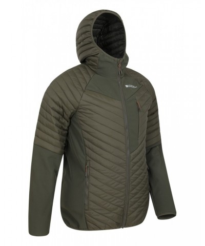 Quantum Mens Insulated Softshell Jacket Khaki $31.79 Jackets