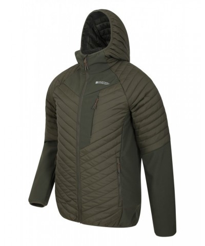 Quantum Mens Insulated Softshell Jacket Khaki $31.79 Jackets