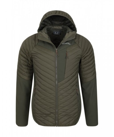 Quantum Mens Insulated Softshell Jacket Khaki $31.79 Jackets