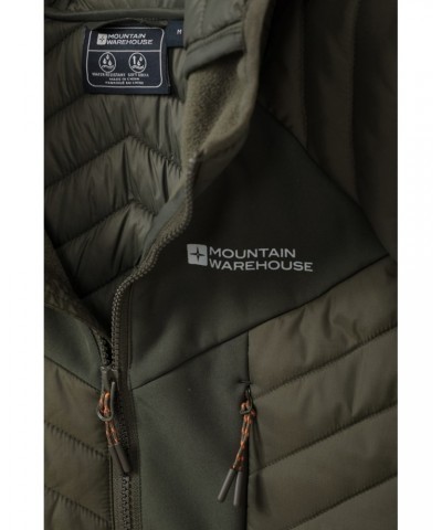 Quantum Mens Insulated Softshell Jacket Khaki $31.79 Jackets