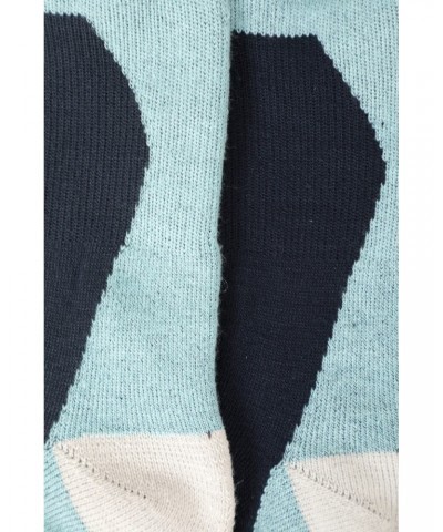 Isocool Womens Patterned Knee Length Ski Socks Navy $11.39 Accessories