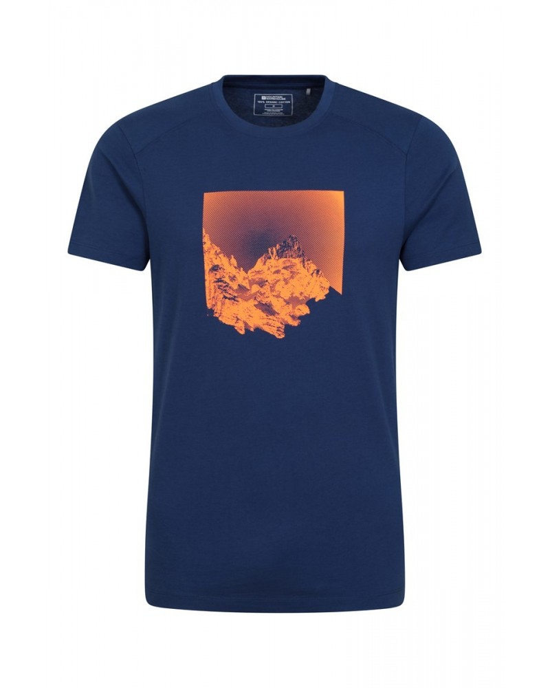 Sunrise Mens Organic T-Shirt Navy $11.43 Tops