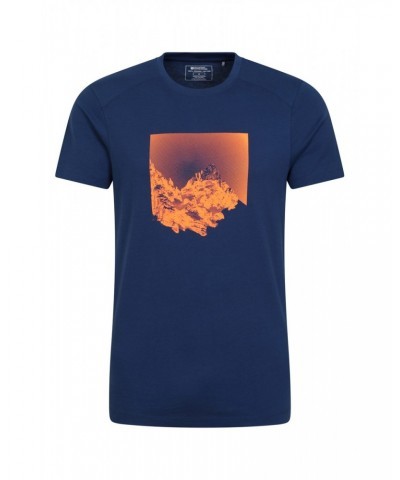 Sunrise Mens Organic T-Shirt Navy $11.43 Tops