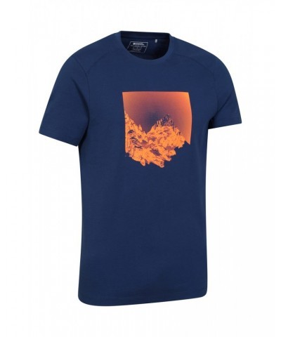 Sunrise Mens Organic T-Shirt Navy $11.43 Tops