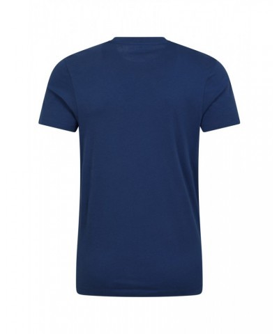 Sunrise Mens Organic T-Shirt Navy $11.43 Tops