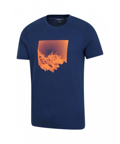 Sunrise Mens Organic T-Shirt Navy $11.43 Tops