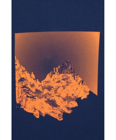 Sunrise Mens Organic T-Shirt Navy $11.43 Tops