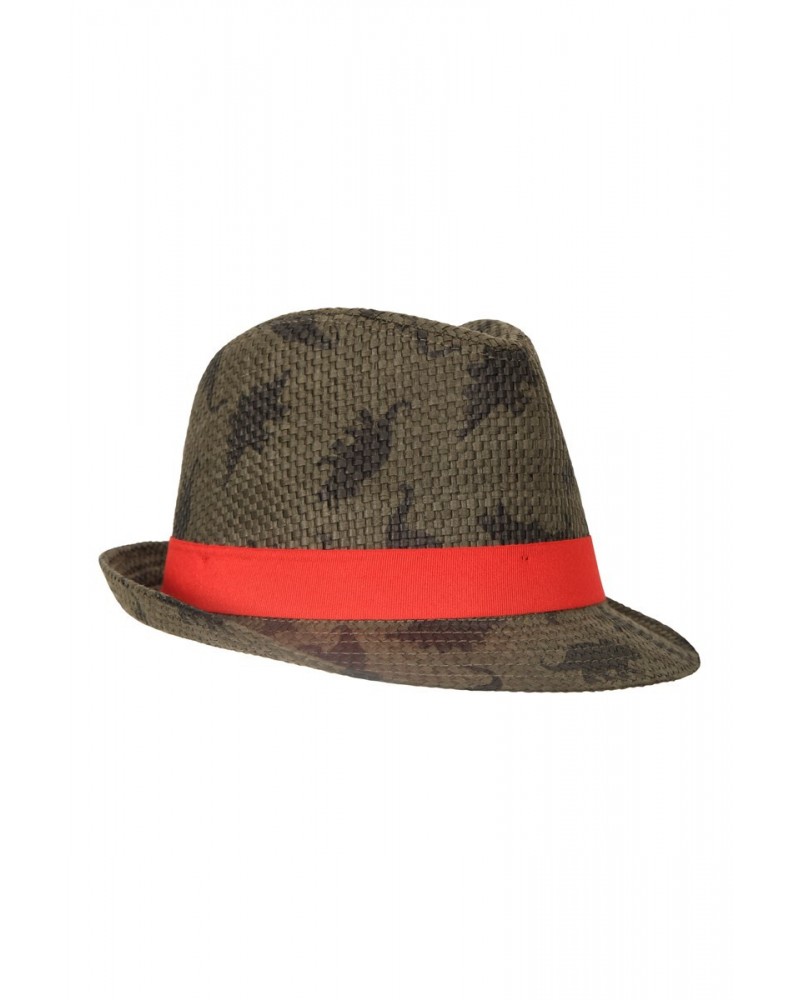 Play Kids Paper Trilby Hat Khaki $10.44 Accessories