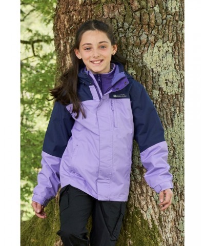 Climb Kids 3-in-1 Waterproof Jacket Purple $32.00 Jackets