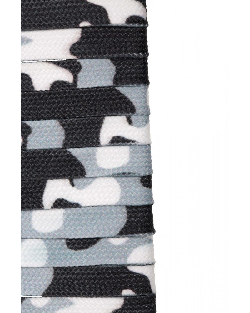 Camo Kids Shoe Laces 100cm Grey $7.40 Footwear