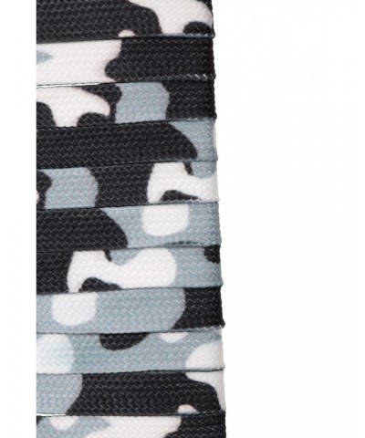 Camo Kids Shoe Laces 100cm Grey $7.40 Footwear