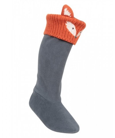 Kids Animal Rain Boot Liners Grey $11.39 Footwear