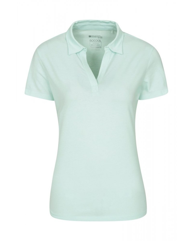 Womens UV Polo Shirt Mint $16.17 Tops