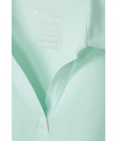 Womens UV Polo Shirt Mint $16.17 Tops