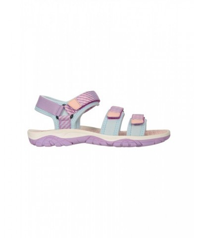 3-Strap Kids Sandals Purple $18.13 Footwear