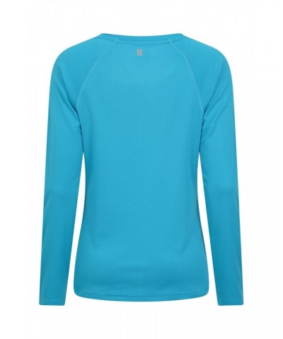 Endurance Womens Long Sleeve Top Bright Blue $15.11 Active