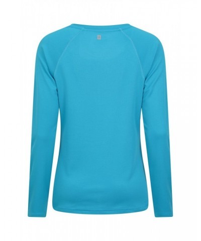 Endurance Womens Long Sleeve Top Bright Blue $15.11 Active