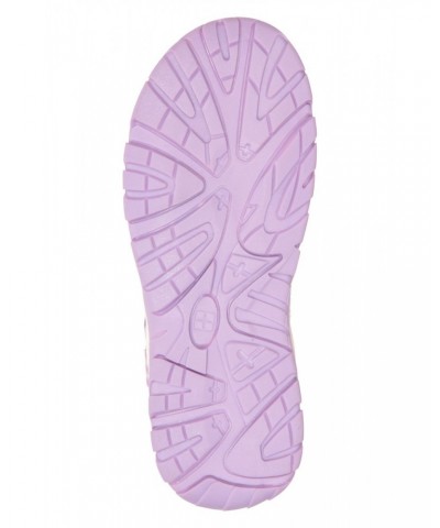 3-Strap Kids Sandals Purple $18.13 Footwear