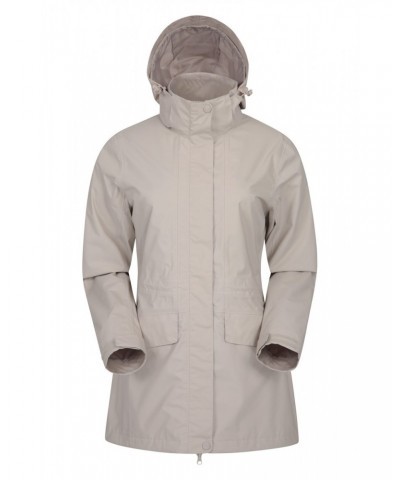 Glacial Extreme Womens Long Waterproof Jacket Beige $29.40 Jackets