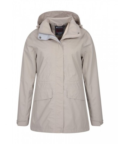 Glacial Extreme Womens Long Waterproof Jacket Beige $29.40 Jackets