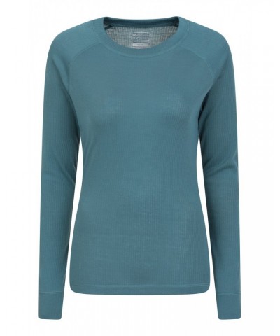 Talus Womens Thermal Top Teal $13.74 Thermals