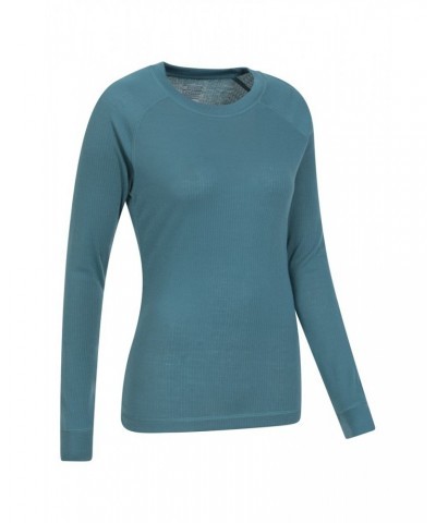 Talus Womens Thermal Top Teal $13.74 Thermals